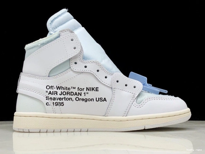 Cheap Husky Off-White AQ0818-100 Air Jordan 1 High Retro White 0717